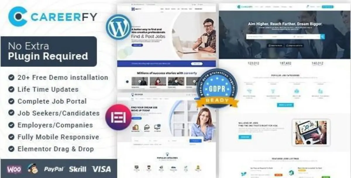 Careerfy 10.2.9 – Job Board WordPress Theme